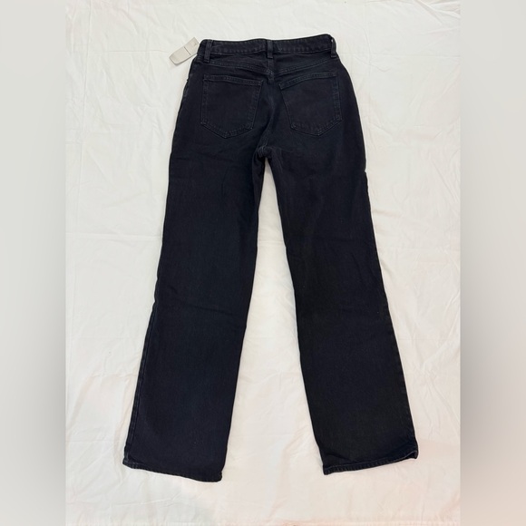 Abercrombie & fitch curve love 90’s relaxed high rise jean size 27 black NWT - Picture 2 of 4